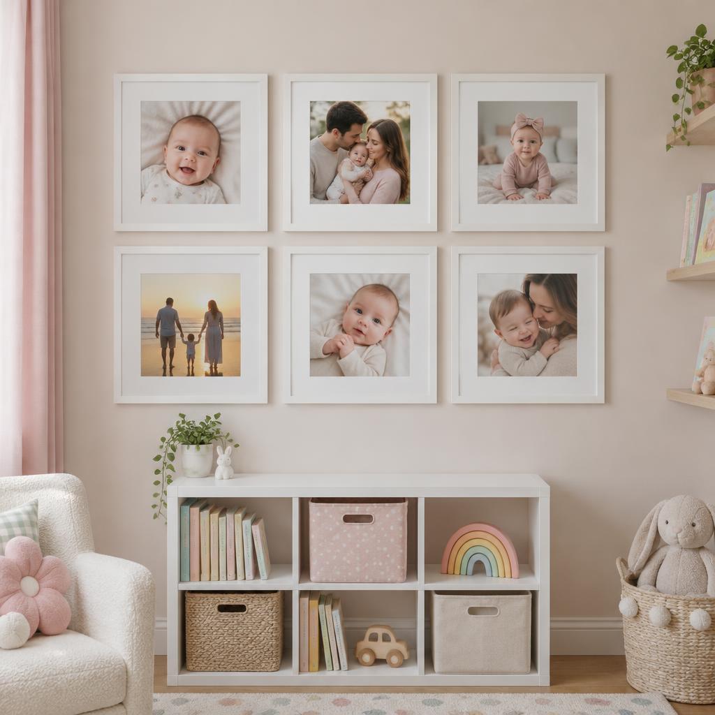 Galeria de 6 FrameU Tiles — Quarto infantil